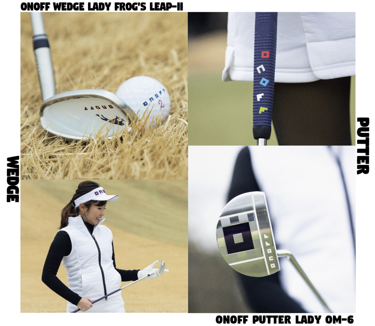 ２セット以上購入で、おまけ１本 ONOFF(オノフ) ONOFF LADY Putter ゴルフ パター OM-6 2023年モデル 32インチ 